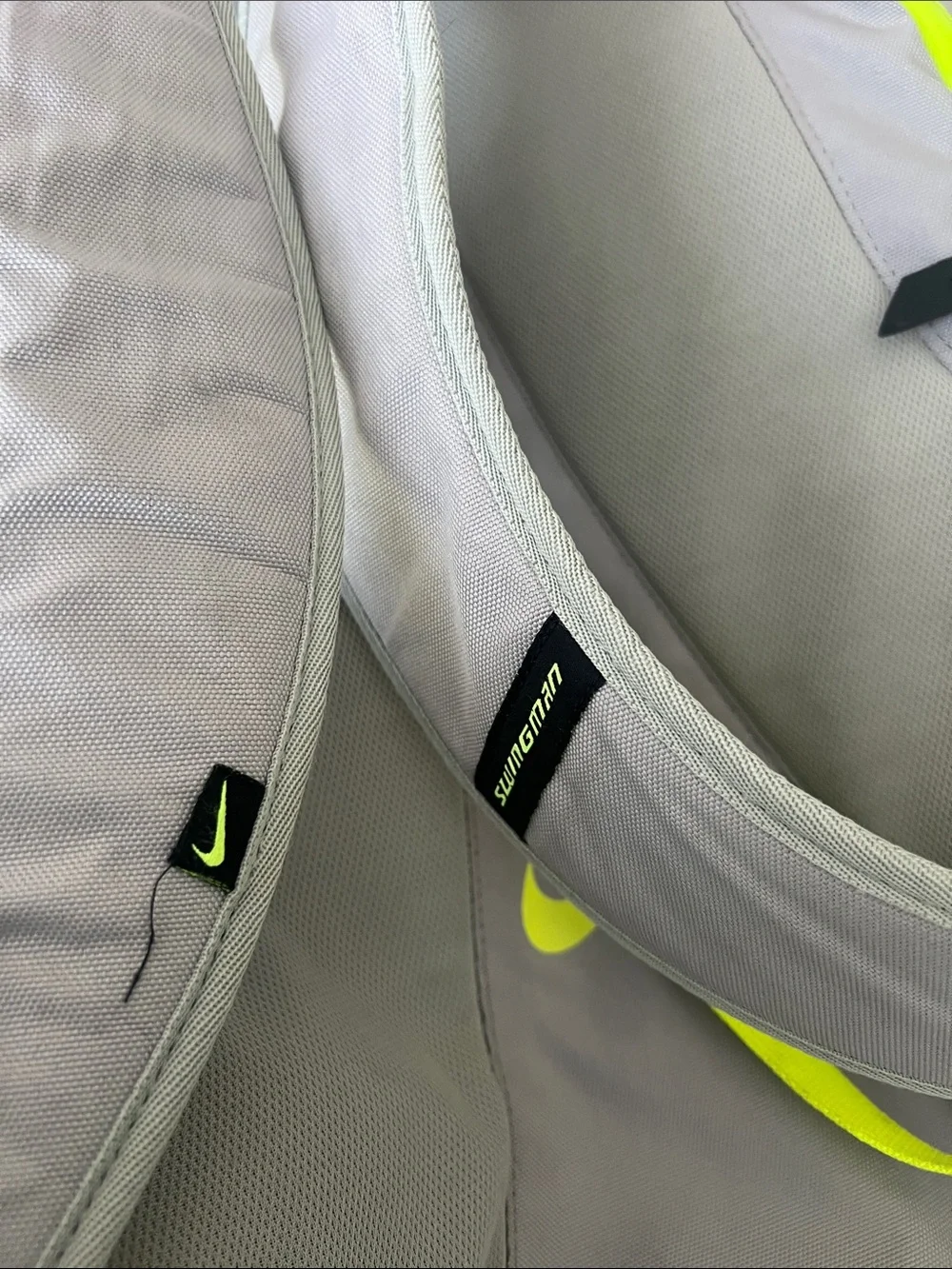 Nike Swingman Men’s Backpack in Neon Yellow and Light Gray (Baseball)